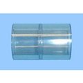 Professional Plastics Clear PVC Schedule 40 Coupling - SLXSL, 429-003L - 3/8 Inch (20 Pcs) FITPVCCLCOUP.250S40429003L-20